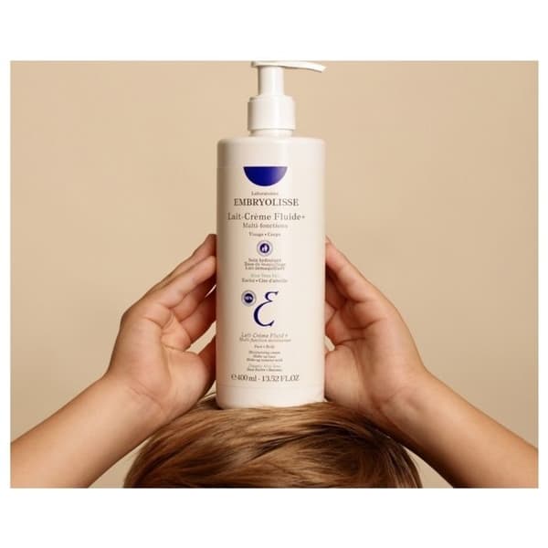 Lait-Crème Fluide+ - Embryolisse - 400ml - Ultra-fuktgivande - Multifunktionell - Flytande konsistens