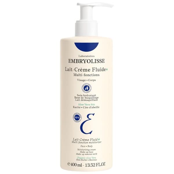 Lait-Crème Fluide+ - Embryolisse - 400ml - Ultra-fuktgivande - Multifunktionell - Flytande konsistens