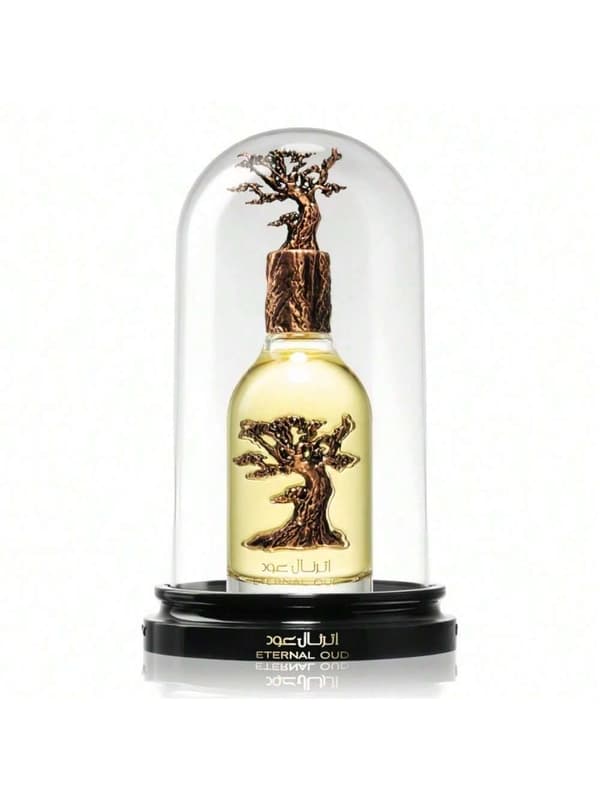 LATTAFA Eternal Oud Eau de Parfum, Unisex, Fängslande Amberdoft, Elegant Blomsterhjärta