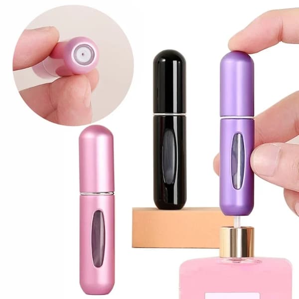Mini påfyllningsbar parfymsprayflaska 5ml/8ml Resestorlek