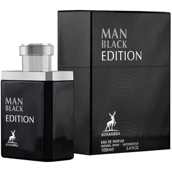 Eau de parfum - Maison Alhambra - Man Black Edition - Herr - 100 ml - Orientalisk - Amber - Gourmand