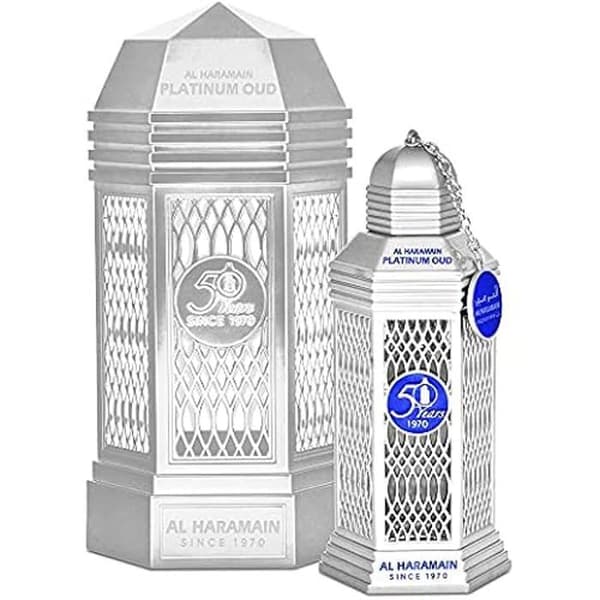 Eau de Parfum - AL HARAMAIN - Platinum Oud - 100 ml - Unisex - Oriental Amber Gourmand