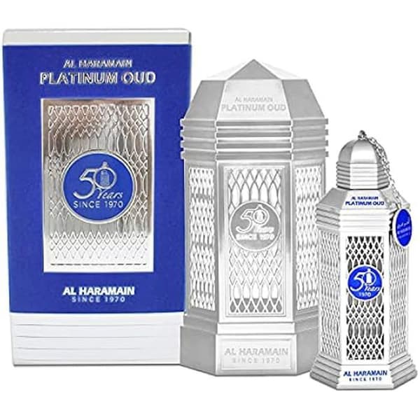 Eau de Parfum - AL HARAMAIN - Platinum Oud - 100 ml - Unisex - Oriental Amber Gourmand