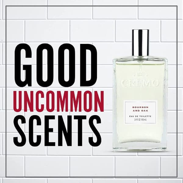 CREMO Eau de Toilette för Män 100ml Bourbon & Ek - Kryddig Doft - Present till Man