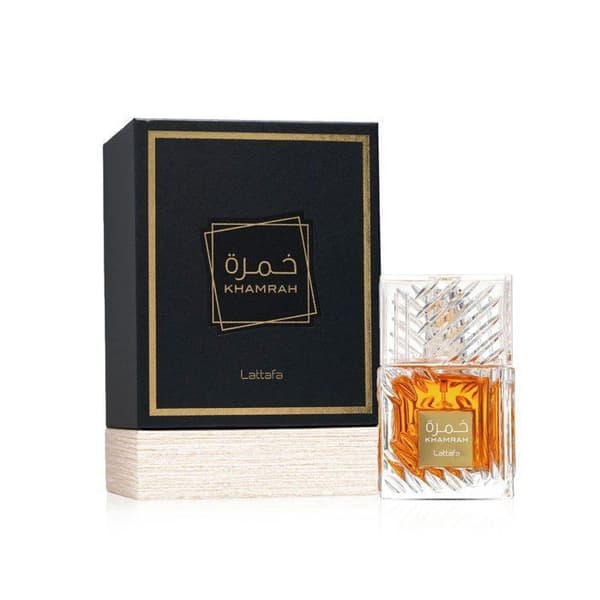 Eau de Parfum - LATTAFA - KHAMRAH - 100 ML - Blandat - Kryddiga och träiga toner