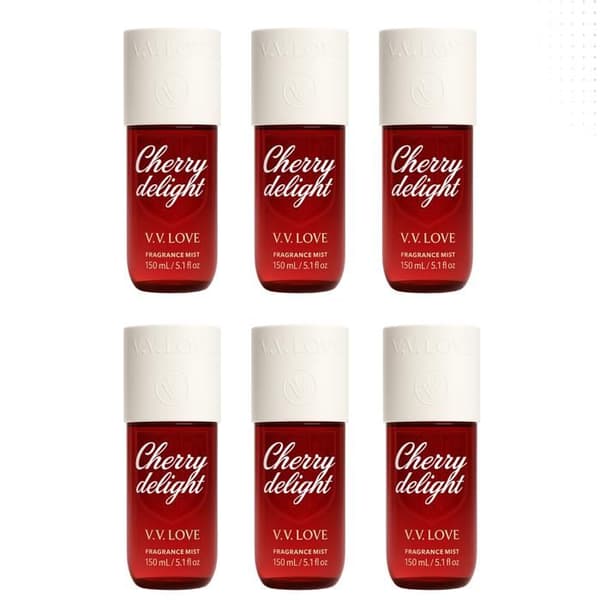 Vv Love Cherry Delight Brume Parfumée för kvinnor 6*150ml
