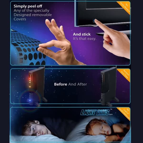 LED / Light Blocker - Blackout Stickers
