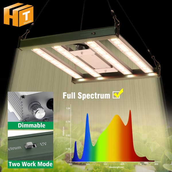 LED Vækstlys, Fuldspektrum, Dæmpbar,120W