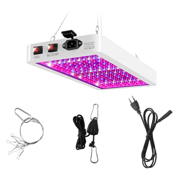 LED Kasvatusvalo, Täysi Spektri, 24W Teho,Monivärinen, EU