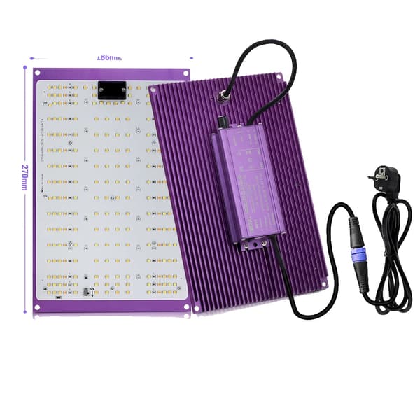 Fullspektrum LED-växtbelysning, 120W/240W effekt, dimbar funktionalitet,120W