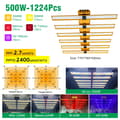 Miniatyrbillede 2 af 2: LED Vækstlys, Fuldspektrum, 500W Udgivelse,500W