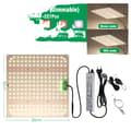 Miniatyrbild 1 av 2: Fullspektrum LED-växtljus, dimbart, effektiv värmeavledning,QBX850, EU