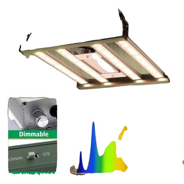 LED Vækstlys, Fuldspektrum, Dæmpbar,120W