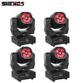 Miniatyrbillede 2 af 2: LED Moving Head Lys, RGBW Farveblanding, DMX Tilstande, 4PCS 6x15w, EU-stik