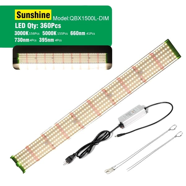 LED Vækstlys, Fuldt Spektrum 85W, Justerbar Lysstyrke,Sollys Lys 150W