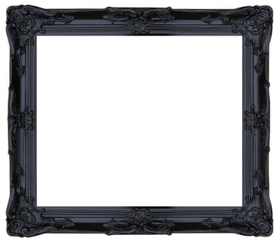 Träram i svart, innermått 90x120 cm