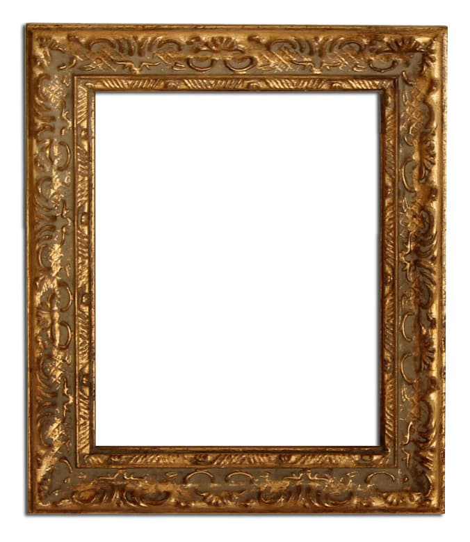 20x25 cm eller 8x10 tum, fotoram i guld