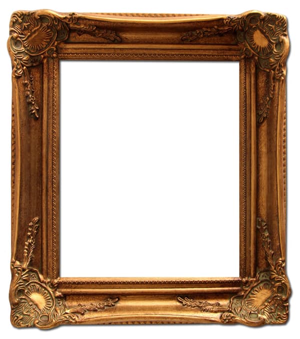 25x30 cm eller 10x12 tum, fotoram i guld