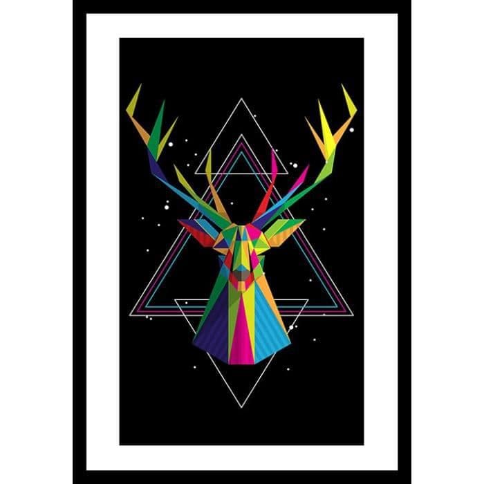 DEER Poster indrammet 40x60cm