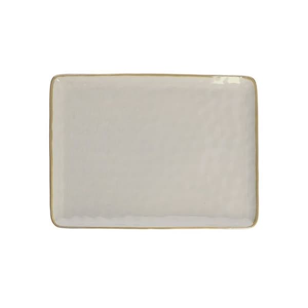 VASSOIO RETTANGOLARE 36X26,5 CM GRIGIO PERLA CONCERTO