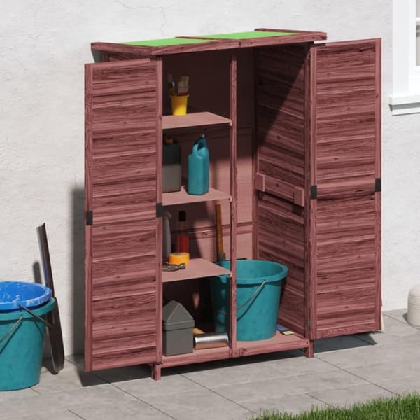 vidaXL Puutarhavaja mokka 83x57x140 cm täysi mänty