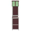 Miniatyrbilde 9 av 11: vidaXL Redskapsbodsett for hage 2 stk mocca heltre furu