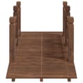 Pikkukuva 4 / 6: vidaXL Puutarhasilta kaiteilla 150x67x56 cm täysi kuusi