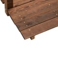 Miniatyrbilde 5 av 6: vidaXL Hagebro med rekkverk 150x67x56cm heltre gran