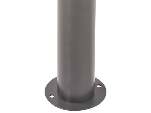 Pergola Beige Polyester Stål 300 x 300 cm Stoffskygge Metallramme Hagepaviljong