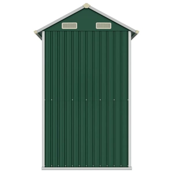 vidaXL Trädgårdsskjul grön 192x152,5x237 cm galvaniserat stål