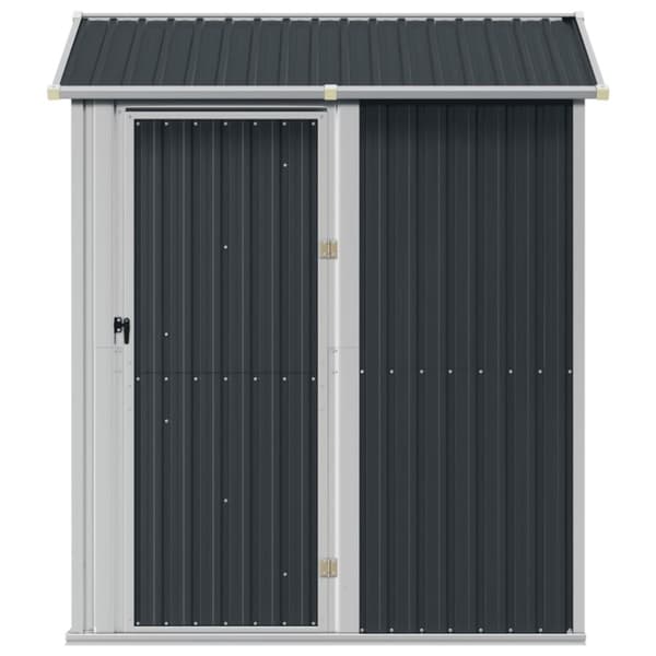 vidaXL Trädgårdsskjul antracit 192x152,5x237 cm galvaniserat stål