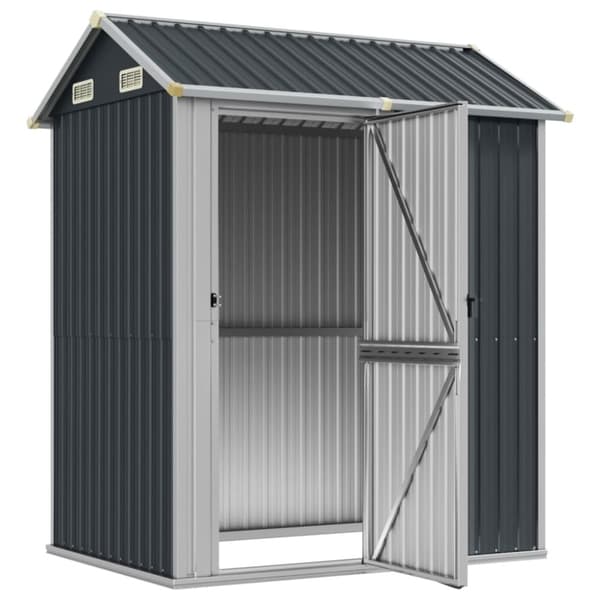 vidaXL haveskur 192x152,5x237 cm galvaniseret stål antracitgrå