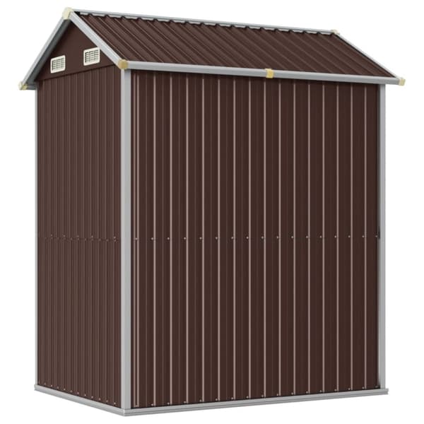 vidaXL haveskur 192x152,5x237 cm galvaniseret stål brun