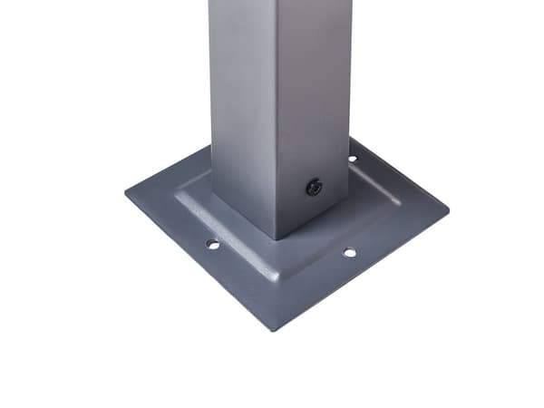 Haveoverdækning brun 310 x 215 x 310 cm stål polyester LED-lys justerbar solpanel moderne