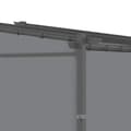 Pikkukuva 4 / 5: Rootz Pergola - Kiinnikkeet mukana - Jatkettava katto - Tummanharmaa - 2,97 m x 2,95 m x 2,3 m