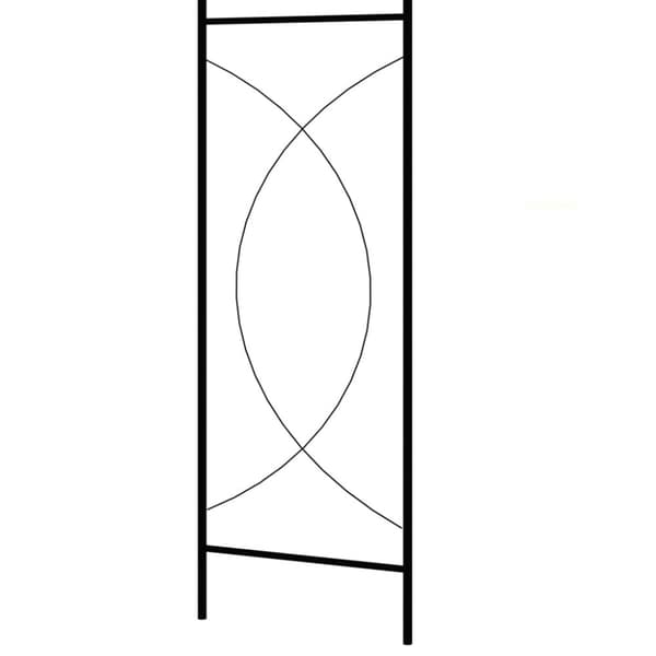 vidaXL Trädgårdsbåge 150x34x240 cm järn -  Bersåer, spaljéer & pergolor