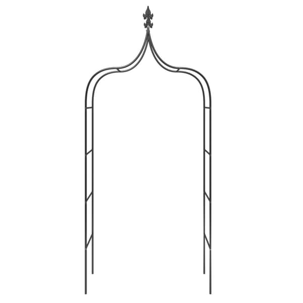 vidaXL Puutarhakaaret 2 kpl musta 120x38x260 cm teräs -  Puutarhakaaret, säleiköt, kukkatornit & pergolat
