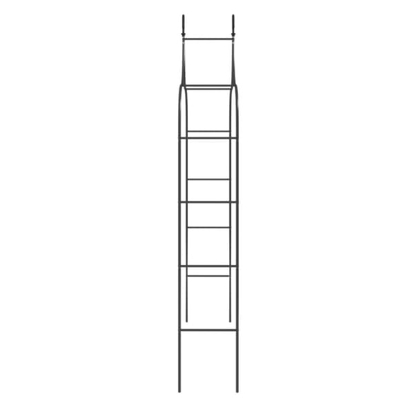vidaXL Puutarhakaaret 2 kpl musta 120x38x260 cm teräs -  Puutarhakaaret, säleiköt, kukkatornit & pergolat