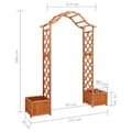 Miniatyrbild 6 av 6: Bersåer, spaljéer & pergolor - Living Pergola med odlingslåda massivt granträ
