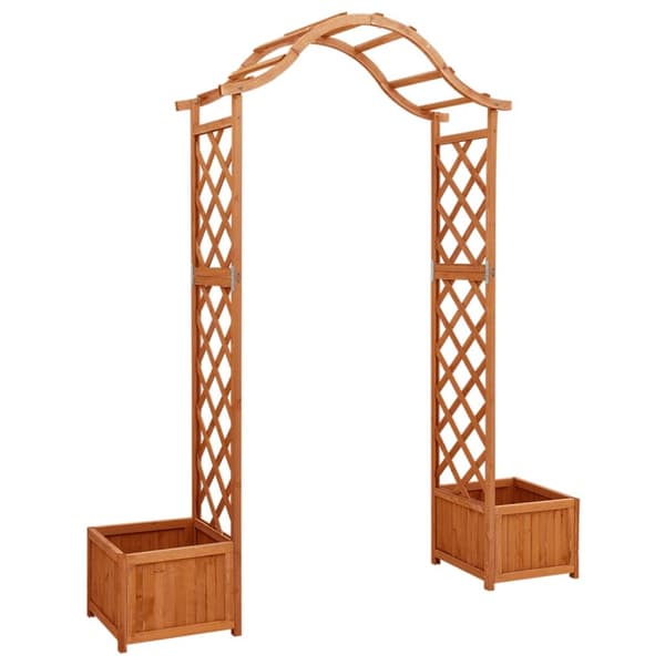 Bersåer, spaljéer & pergolor - Living Pergola med odlingslåda massivt granträ