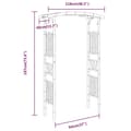 Miniatyrbillede 8 af 8: Rosenbue 118x40x187 cm - Rosenbue - Rosenbuer - Home & Living