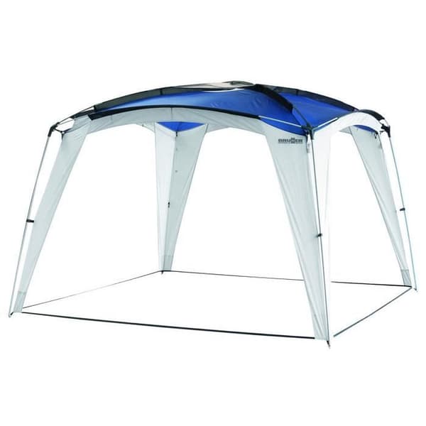 Gazebo - Brunner - Medusa II - 300x300 cm - Blå - Snabb montering - Löstagbara väggar