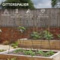 Miniatyrbillede 4 af 10: Rootz Justerbar Plantestøtte espalier - Klatreplanteramme - Haveespalier - Holdbar stålramme - Plantebeskyttelsesnet - 180cm x 100cm x 180cm