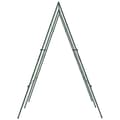 Miniatyrbillede 7 af 10: Rootz Justerbar Plantestøtte espalier - Klatreplanteramme - Haveespalier - Holdbar stålramme - Plantebeskyttelsesnet - 180cm x 100cm x 180cm