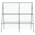 Miniatyrbillede 8 af 10: Rootz Justerbar Plantestøtte espalier - Klatreplanteramme - Haveespalier - Holdbar stålramme - Plantebeskyttelsesnet - 180cm x 100cm x 180cm