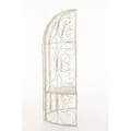 Miniatyrbild 3 av 4: Rosenträ - Rosie - Halv paviljong - Trädgårdsbänk - Beige - Elegant design