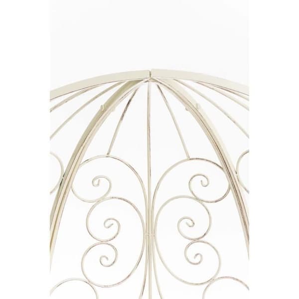 Rosenträ - Rosie - Halv paviljong - Trädgårdsbänk - Beige - Elegant design