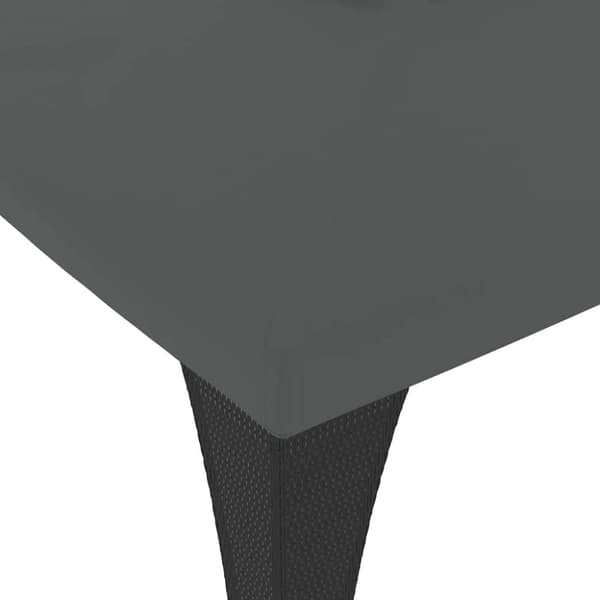 vidaXL pavillon med dobbelt tag 3,98x2,98 m stål antracitgrå