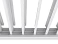 Miniatyrbild 8 av 11: Pergola Vit Metall Aluminium Skärmram 310 x 310 cm Modern Industriell Trädgårdspaviljong