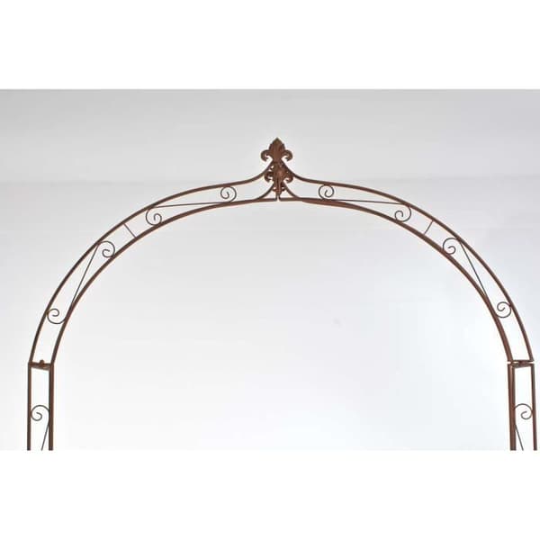 CLP Rose arch ANNA, tillverkad av metall, pulverlackerad, välj upp till 3 färger250 cm - antikbrun CLP